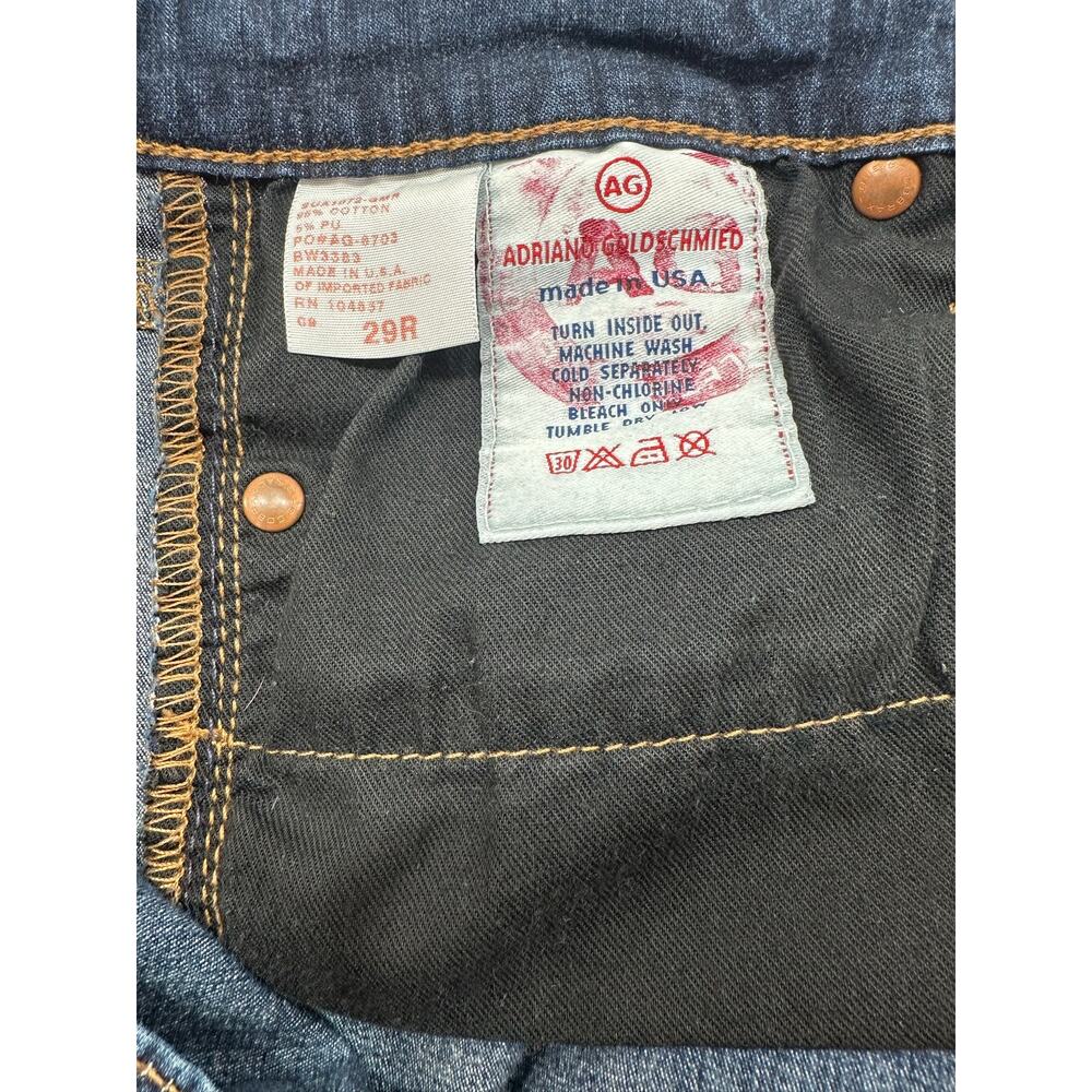 AG Adriano Goldschmied The Club Jeans 29R Y2K Dark Wash Low Rise Flare Denim - Picture 7 of 15
